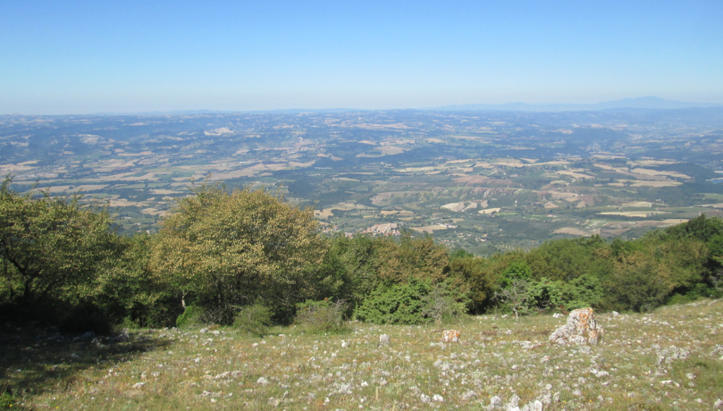 Panorama dal monte Melezzole.